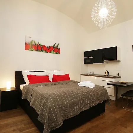 Greg Apartments Kampa Praha Pokoj fotografie